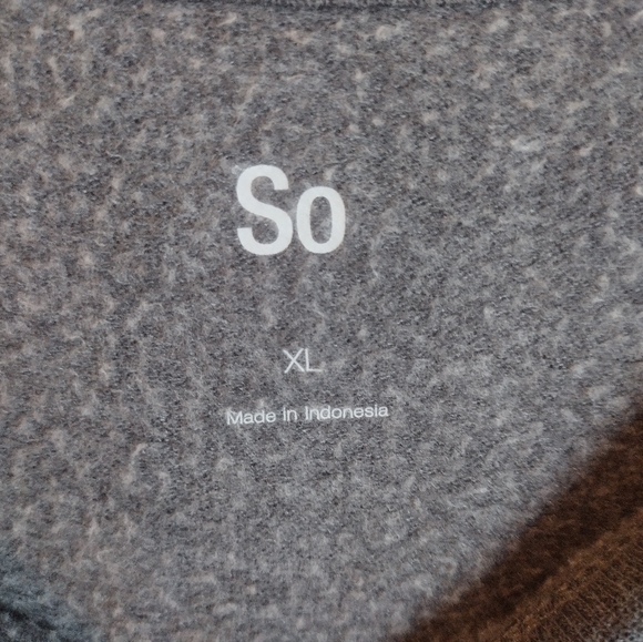 Gray Soft Ruffled Sweatshirt Top - Picture 3 of 4